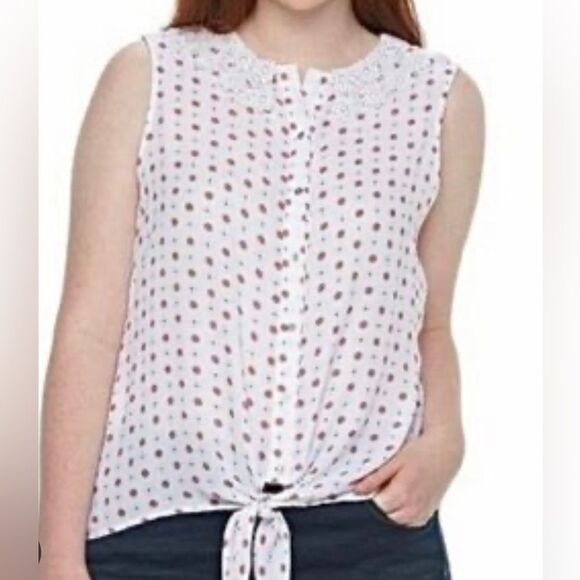 Marvel women’s Caption America sleeveless blouse size Large. - Picture 1 of 7